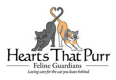 Hearts That Purr Feline Guardians Logo