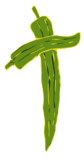 Okra Abbey Giving Garden Logo