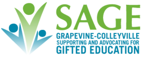 Grapevine Colleyville Supporting and Advocating for Gifted Education Logo